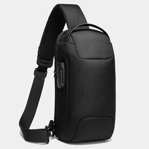 H4X CYBER ATHLETICS BLACK REFLECTIVE SLING BAG