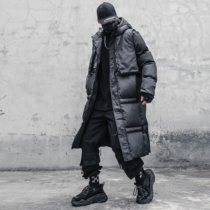 Techwear Long Parka | CYBER TECHWEAR®