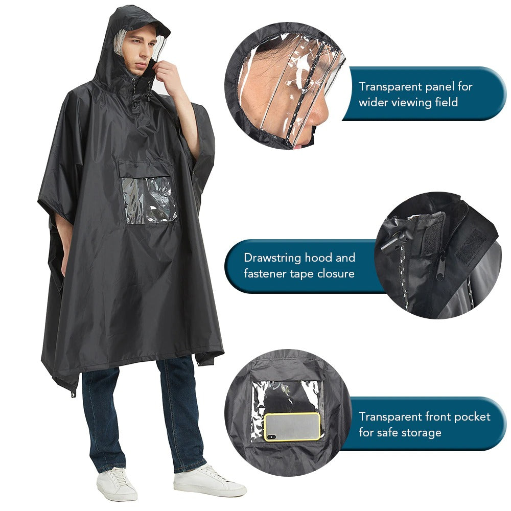 Cyberpunk Poncho | CYBER TECHWEAR®