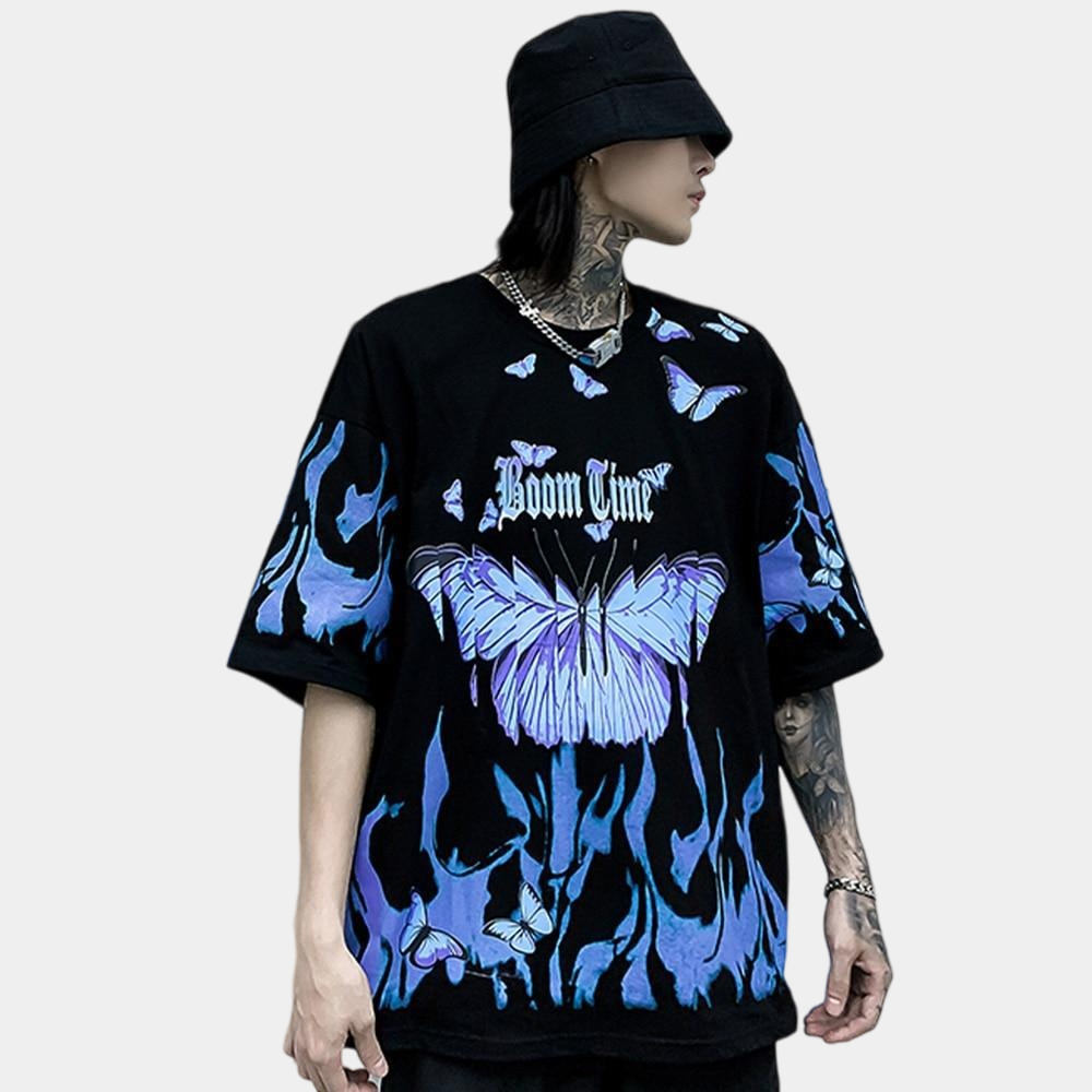 Butterfly Techwear Shirt | CYBER TECHWEAR®
