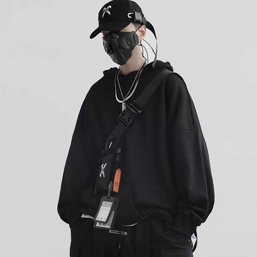 Reflective Techwear Hoodie | CYBER TECHWEAR®