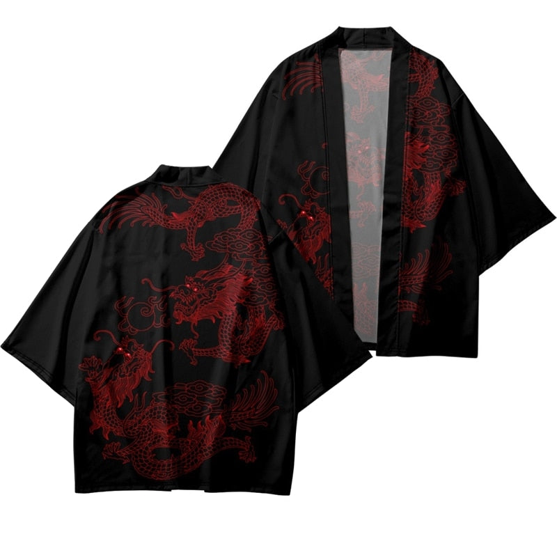 Kimono Men Dragons - The perfect kimono for men who love dragons!