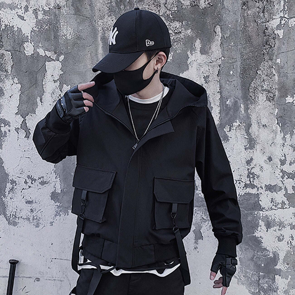 Streetwear Jacket Harajuku | CYBER TECHWEAR®