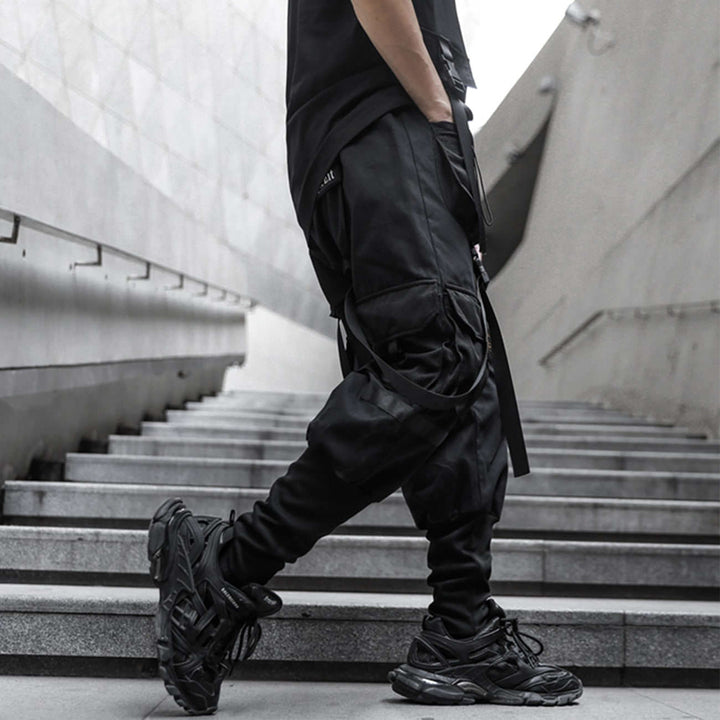 Techwear Black Pants | CYBER TECHWEAR®