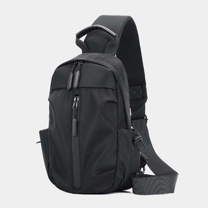 Black Techwear Sling Bag | CYBER TECHWEAR®