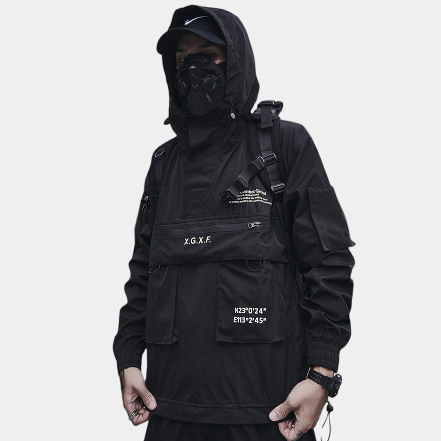 Dark Techwear Windbreaker | CYBER TECHWEAR®