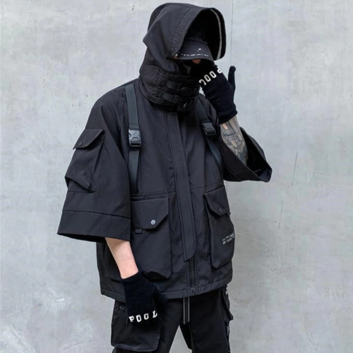 Hooded Techwear Jacket | CYBER TECHWEAR®