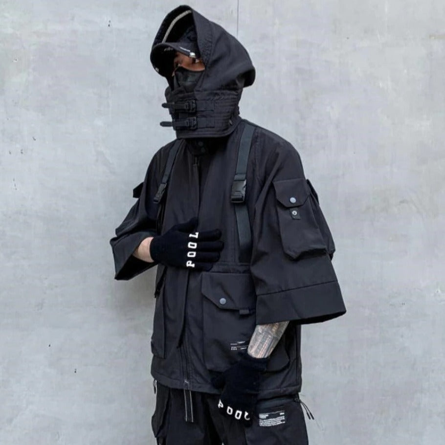 Hooded Techwear Jacket | CYBER TECHWEAR®