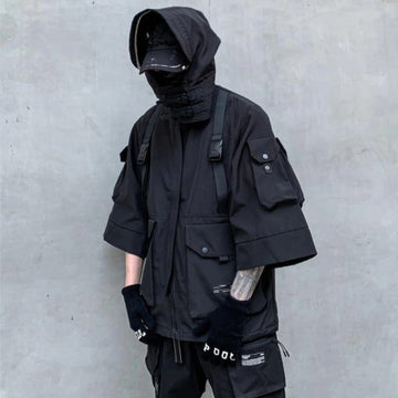 Hooded Techwear Jacket | CYBER TECHWEAR®