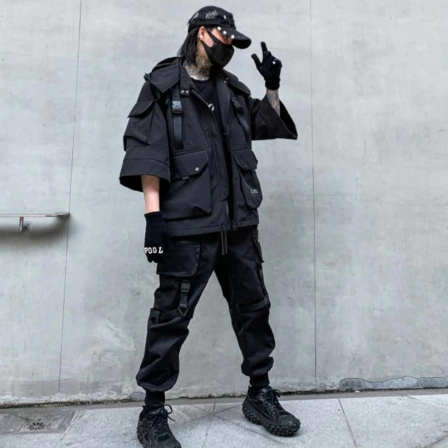 Hooded Techwear Jacket | CYBER TECHWEAR®