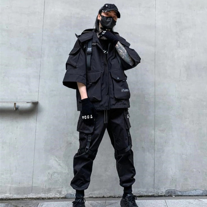 Hooded Techwear Jacket | CYBER TECHWEAR®