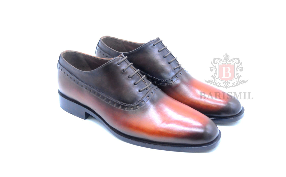 Bartoli - Lt Tan - Leather Dress Shoes Hand Burnish, Shoes