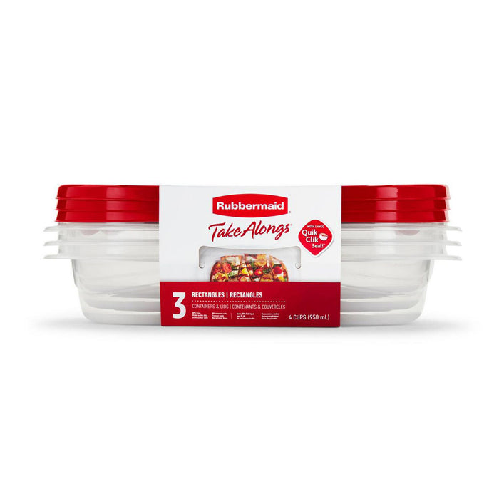 rubbermaid takealongs food storage set