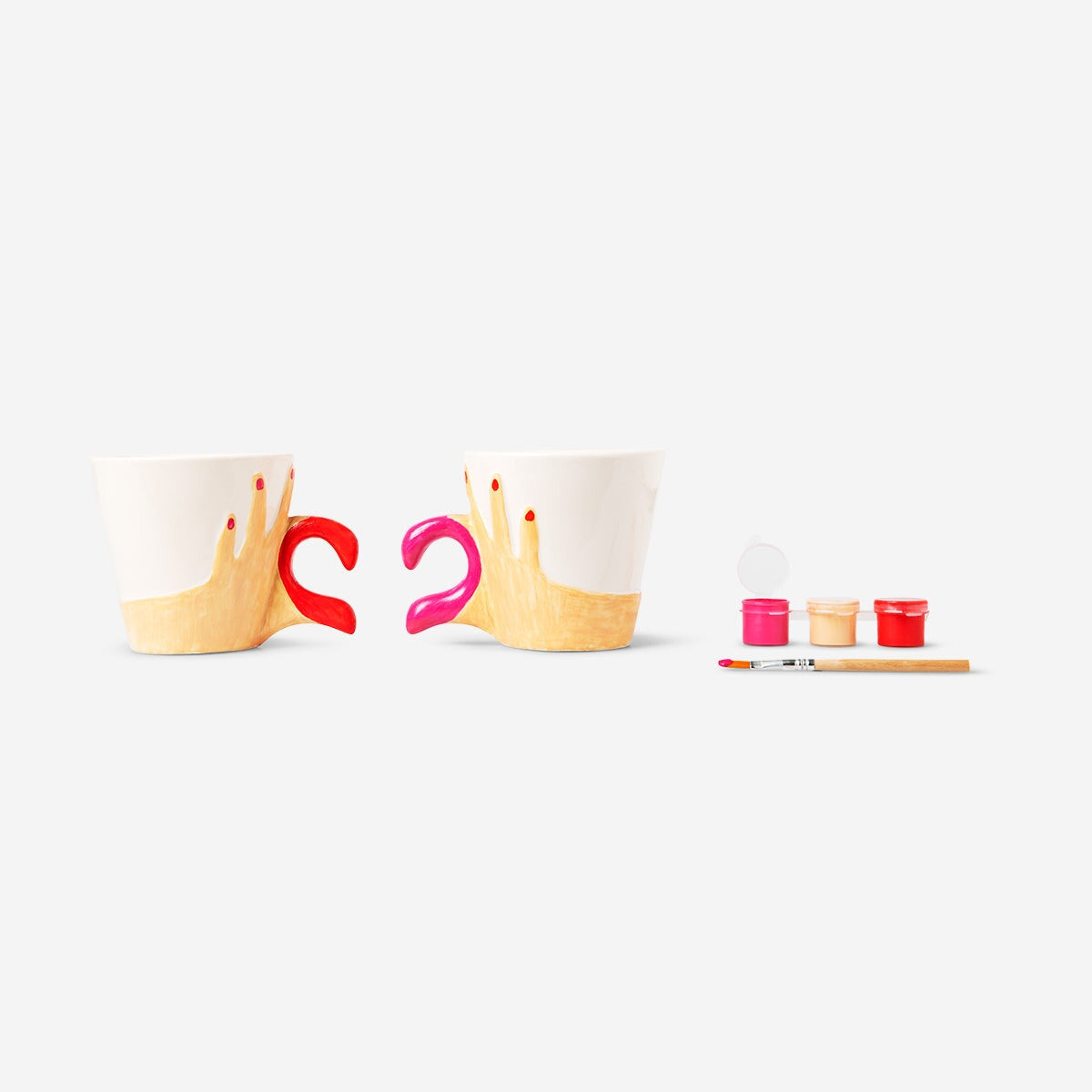 Image of DIY friendship mugs. 2 pcs