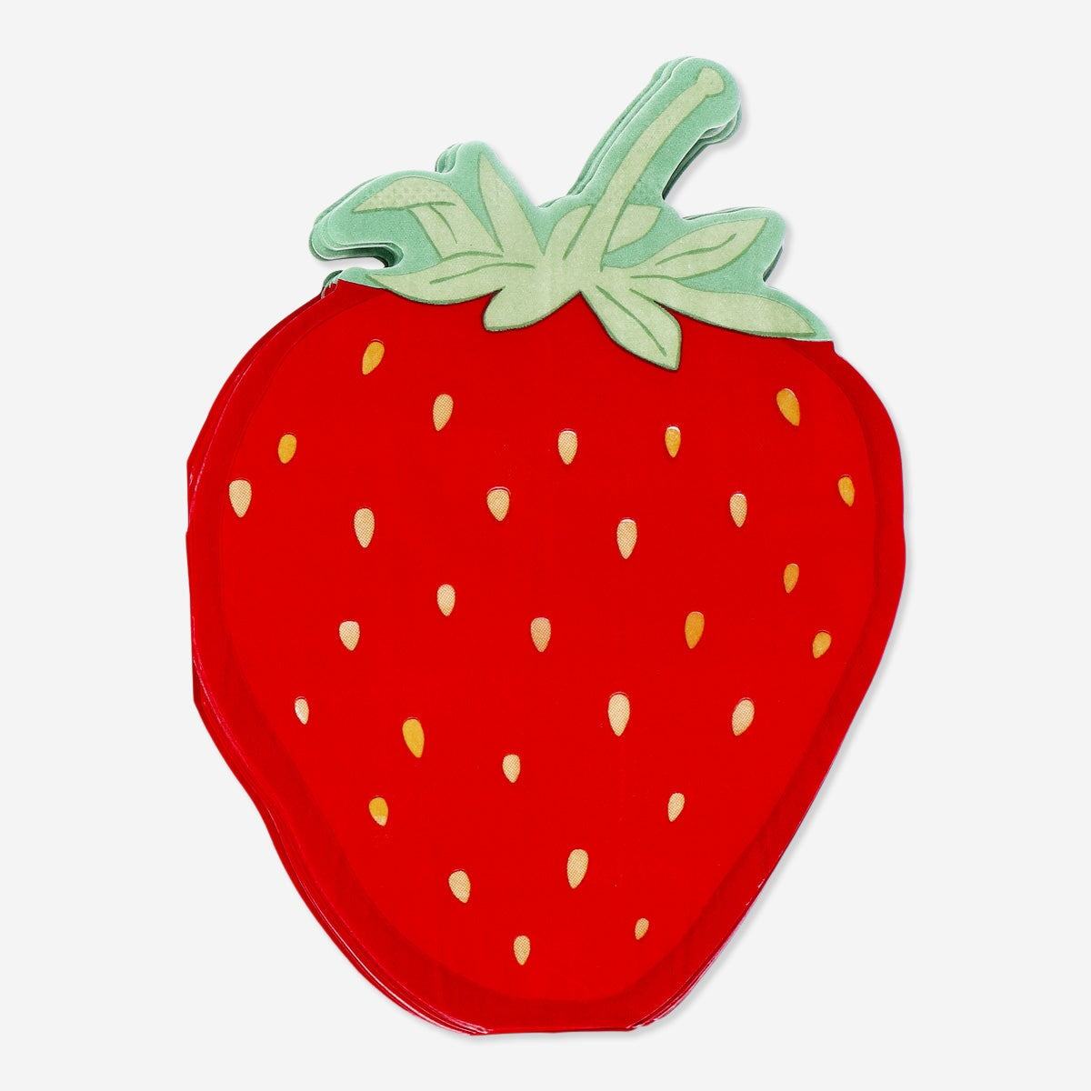 Image of Strawberry napkins. 15 pcs