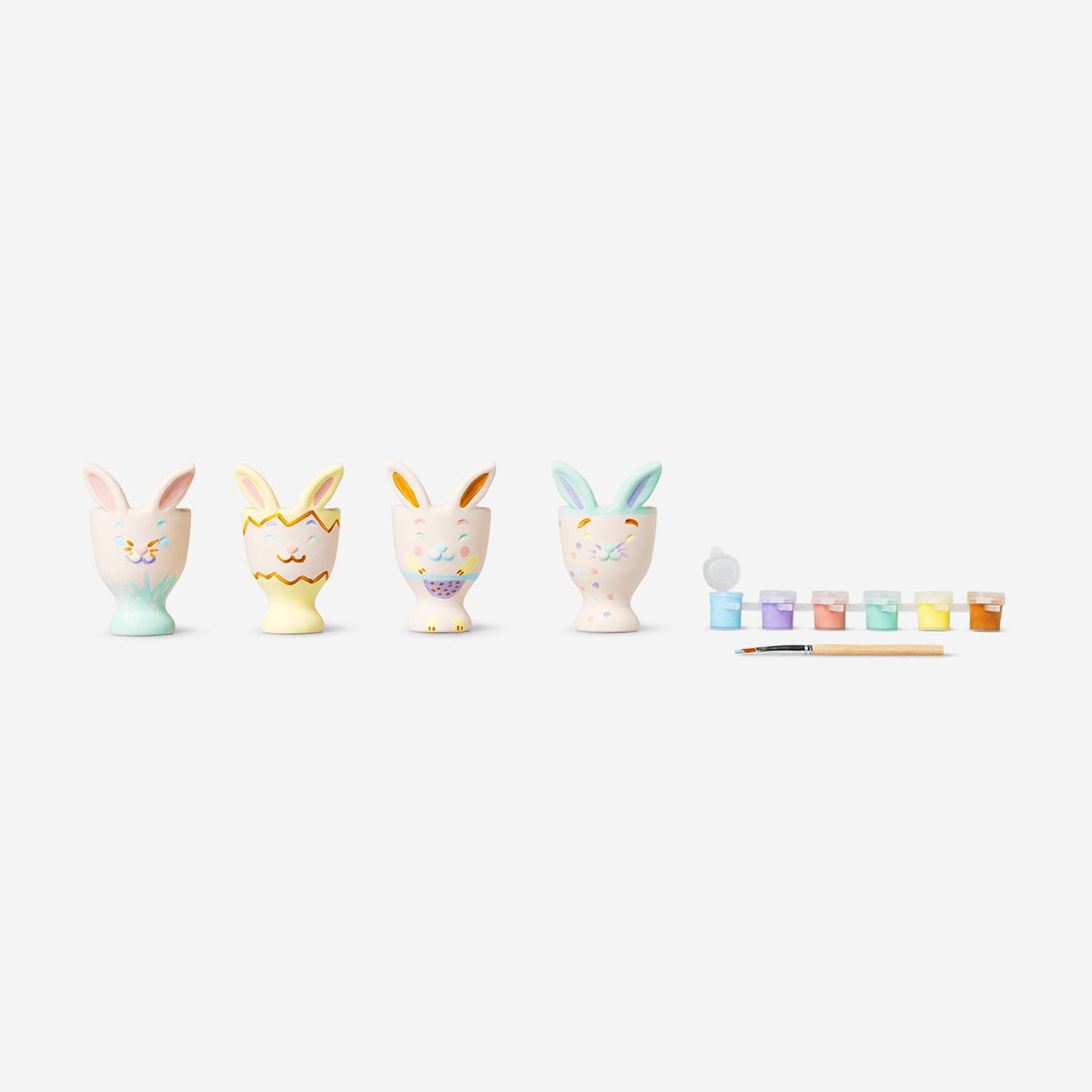 Image of Paint-your-own egg cups. 4 pcs