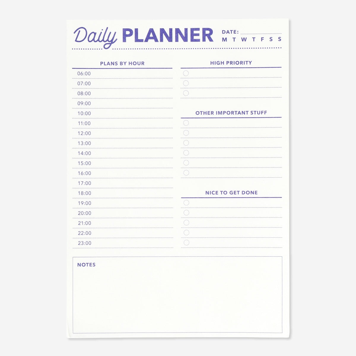 Image of Planner pad. A5