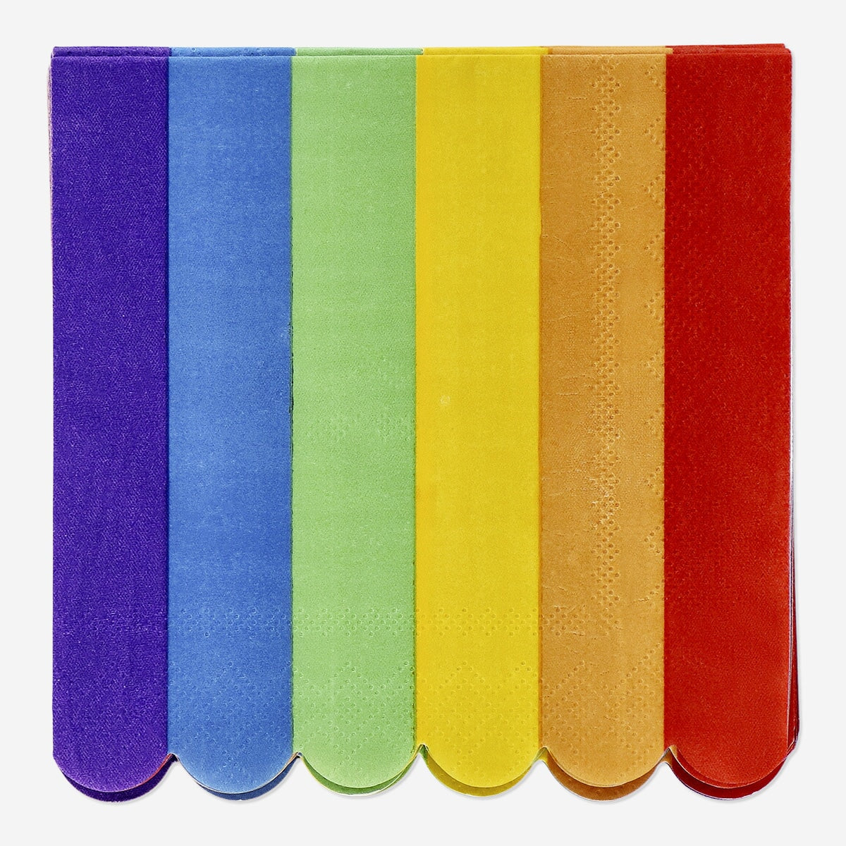 Tovaglioli arcobaleno. 16 pz