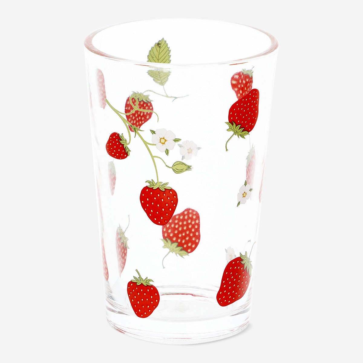 Image of Strawberry drinking glass