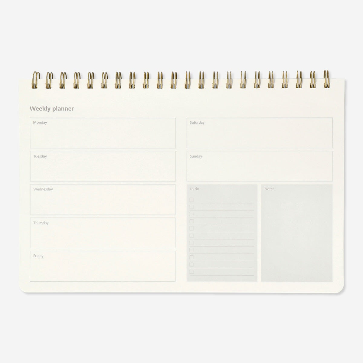 Image of Weekly planner