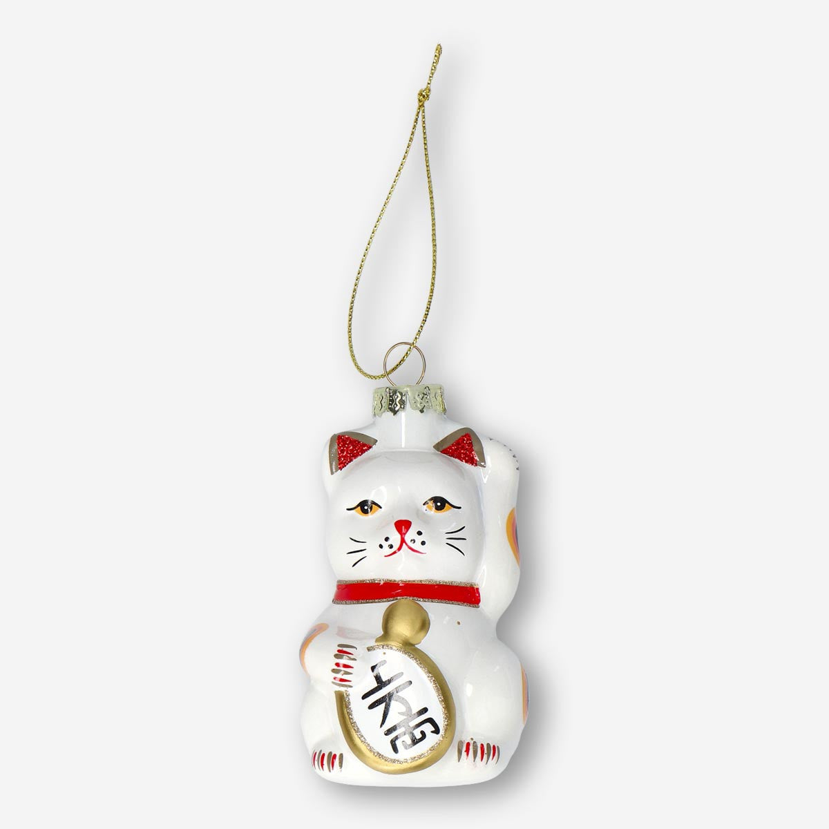 Christmas bauble. Asian cat