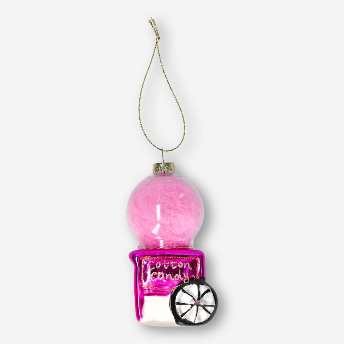 Image of Christmas bauble. Candyfloss machine