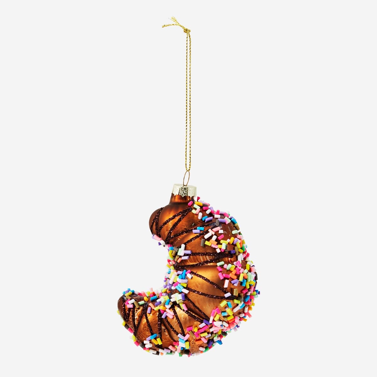Image of Christmas bauble. Croissant