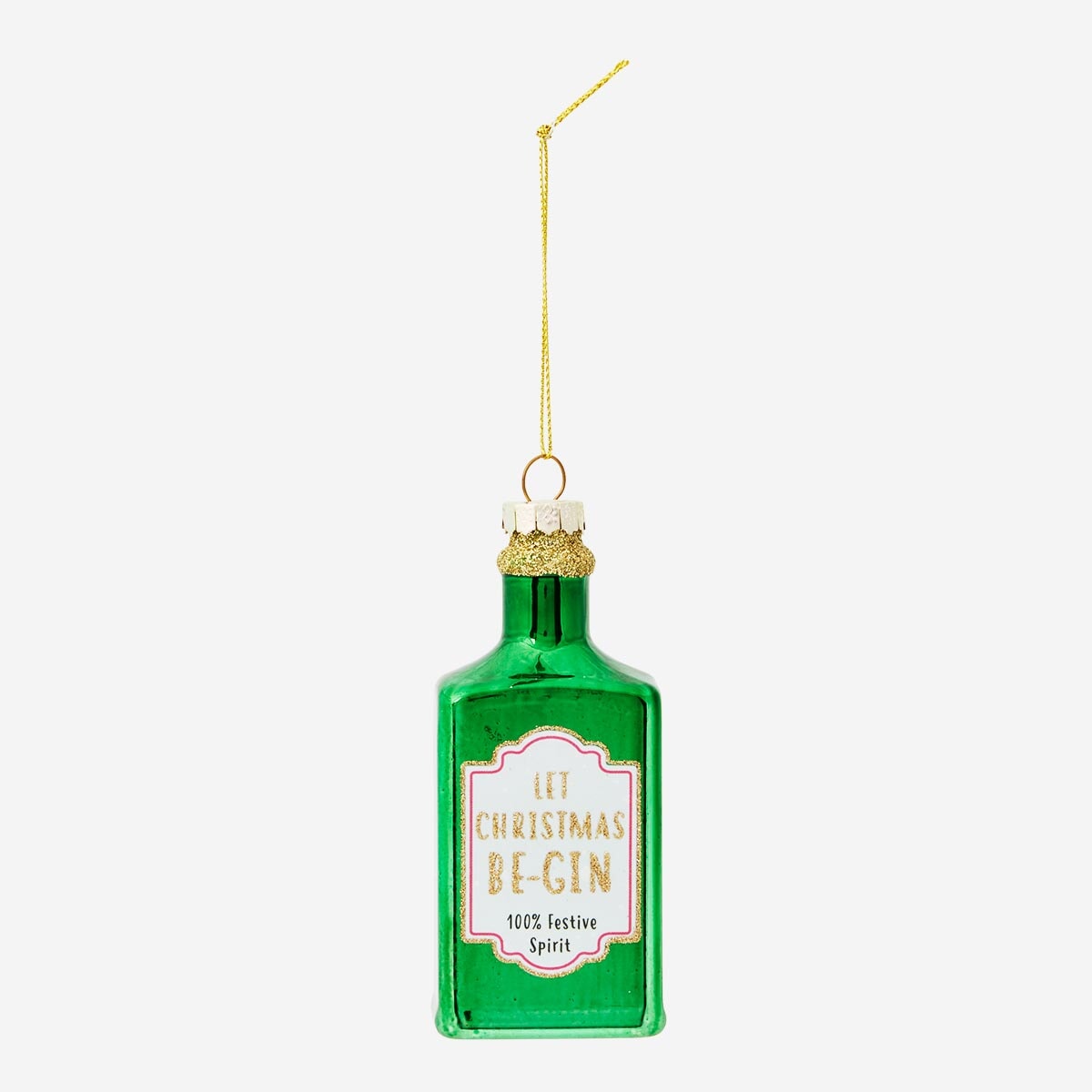 Image of Christmas bauble. Gin