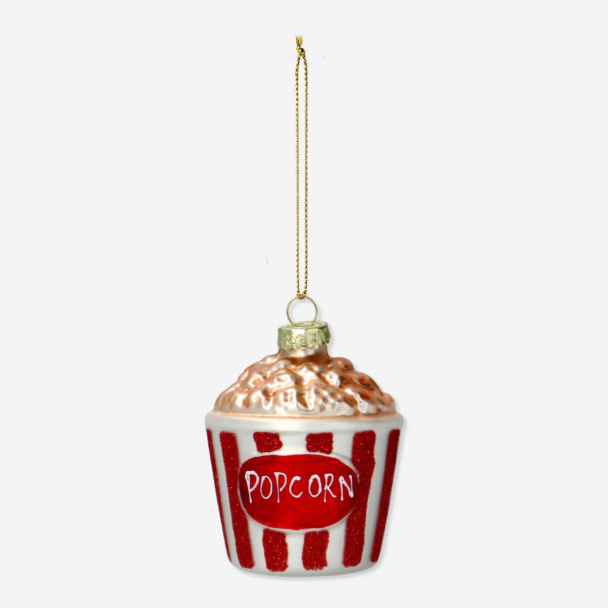 Image of Christmas bauble. Popcorn