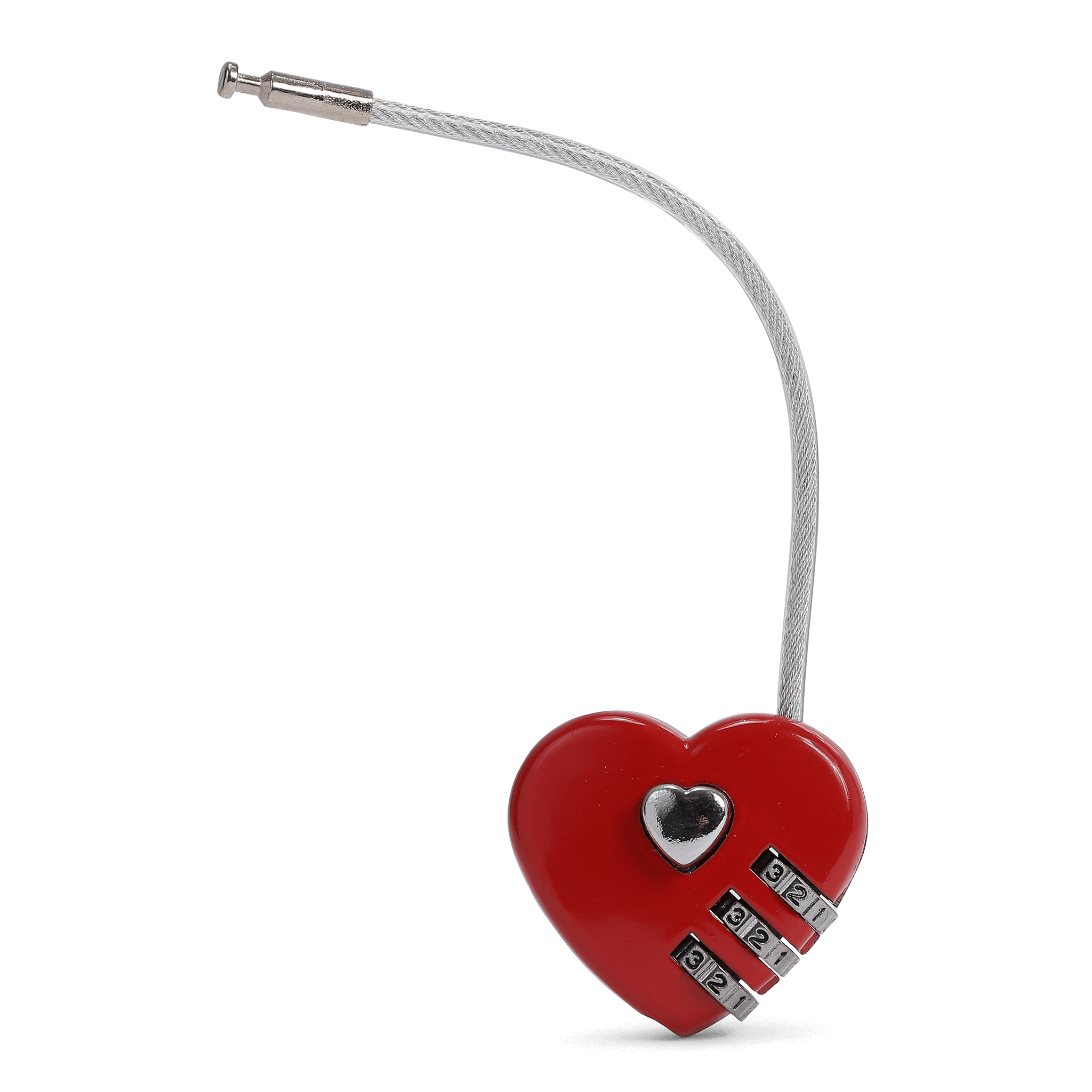 heart luggage lock