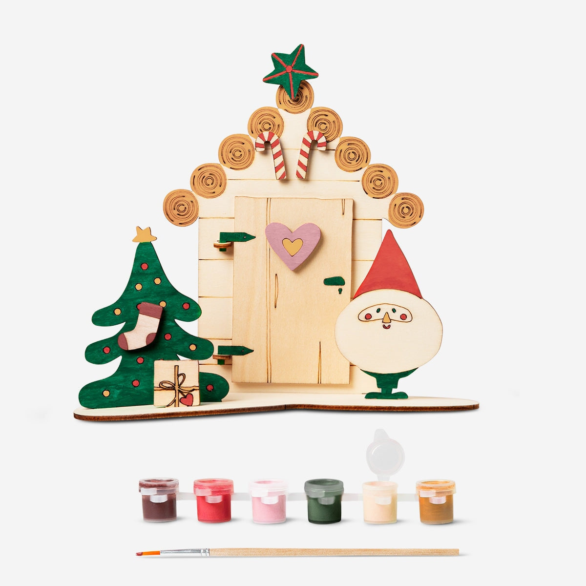 Image of Paint-your-own Christmas decoration