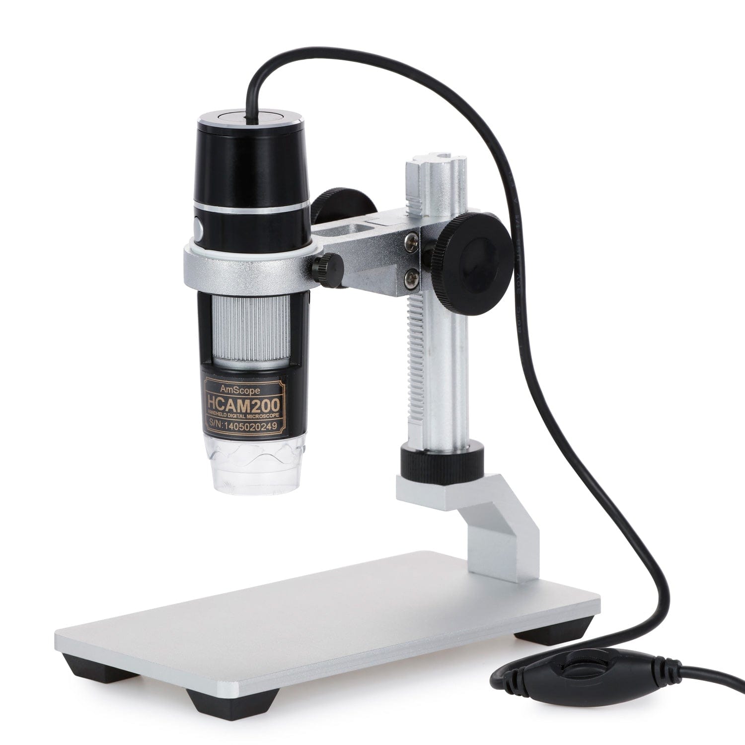 Portable Portatif Microscope-For Enfants 200x Led-Illuminated Poche  Microscope