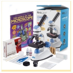 IQCrew 40x – 1000x Dual Illumination Microscope with Digital Microscope