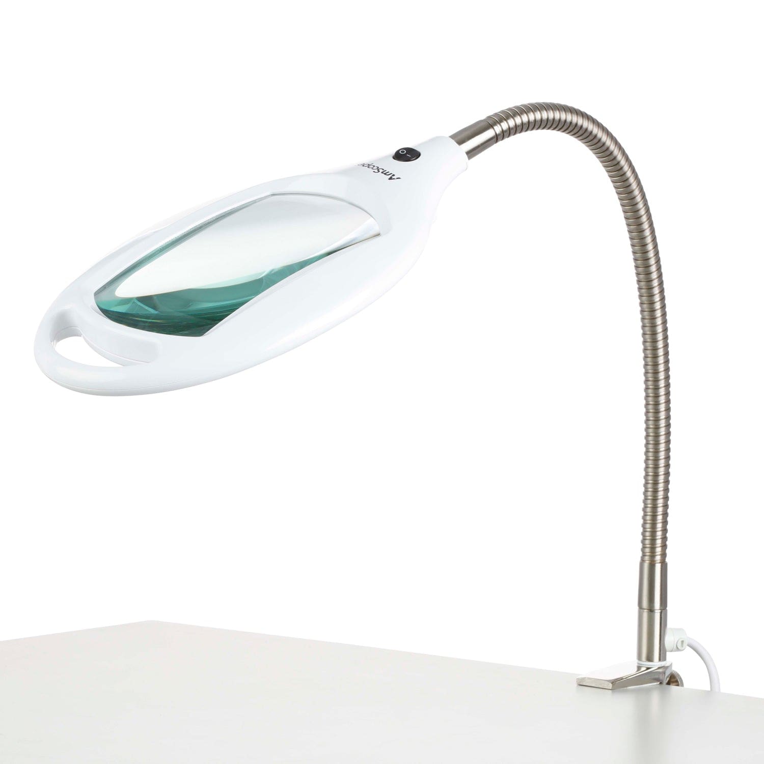 Magnifying Lamp Table Mount LED 14 Watt White LIGHT, MAGNIFYING LED RLLQ48R  3.5 DIOPTER