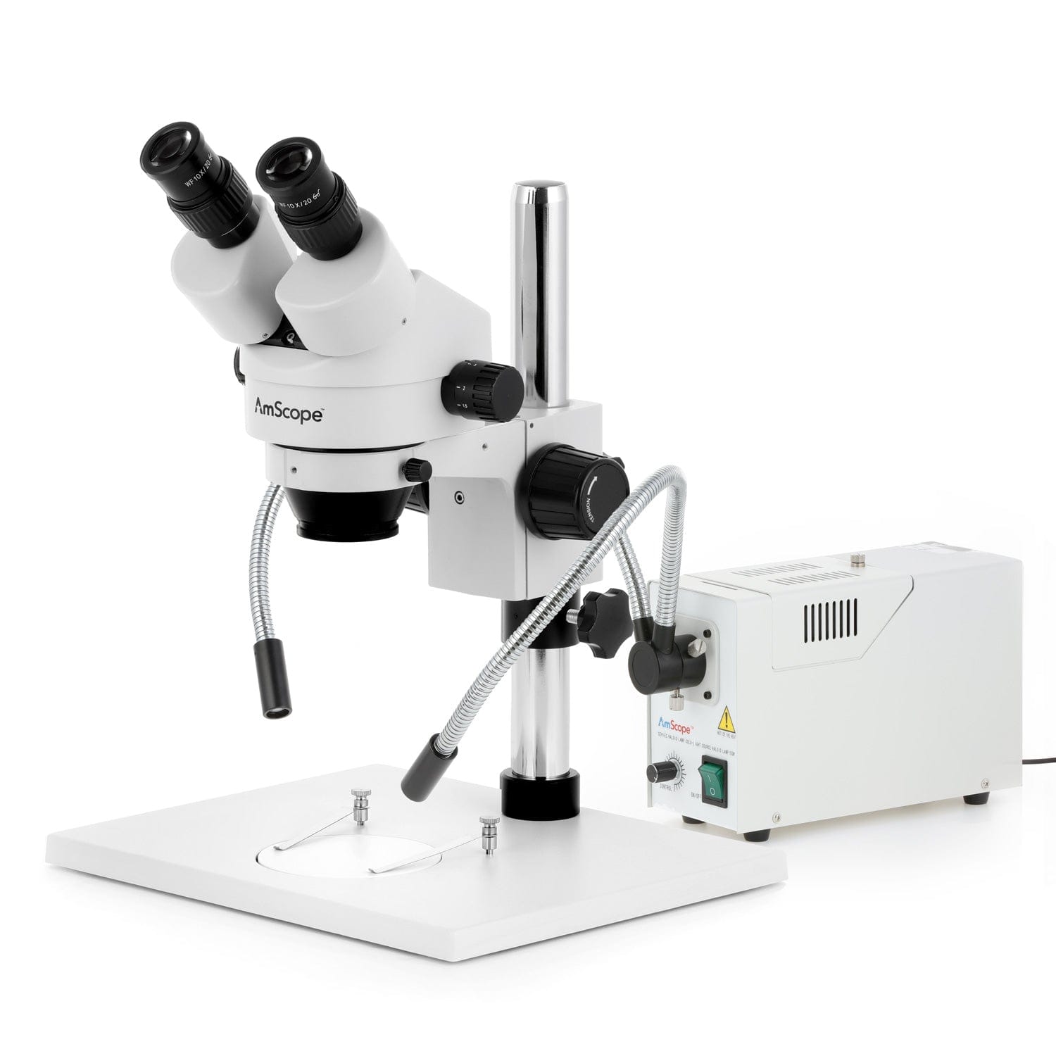 3.5X-225X Binocular Soldering Zoom Stereo Microscope with LED