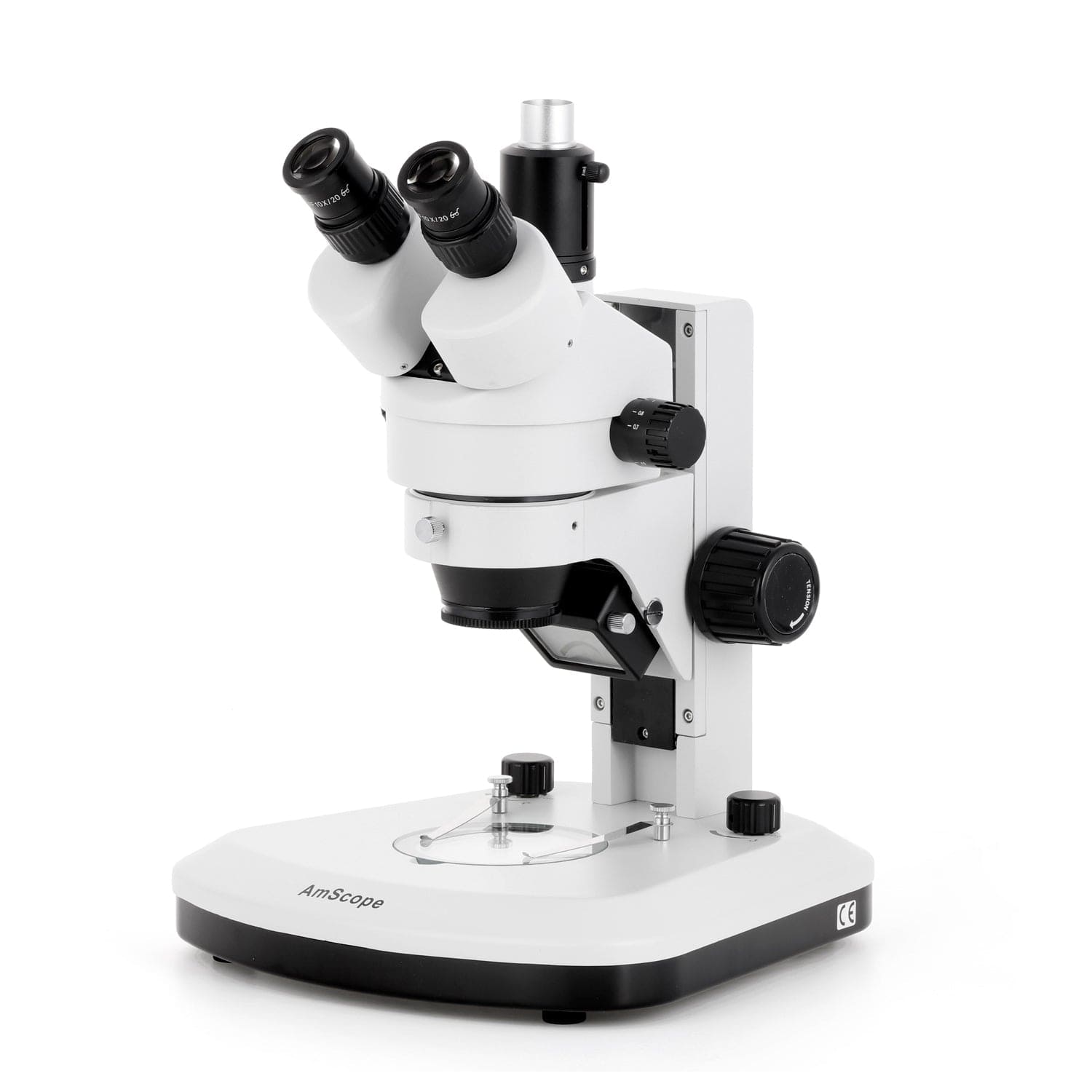 7X-45X LED Trinocular Zoom Stereo Microscope with Touchpad Digital