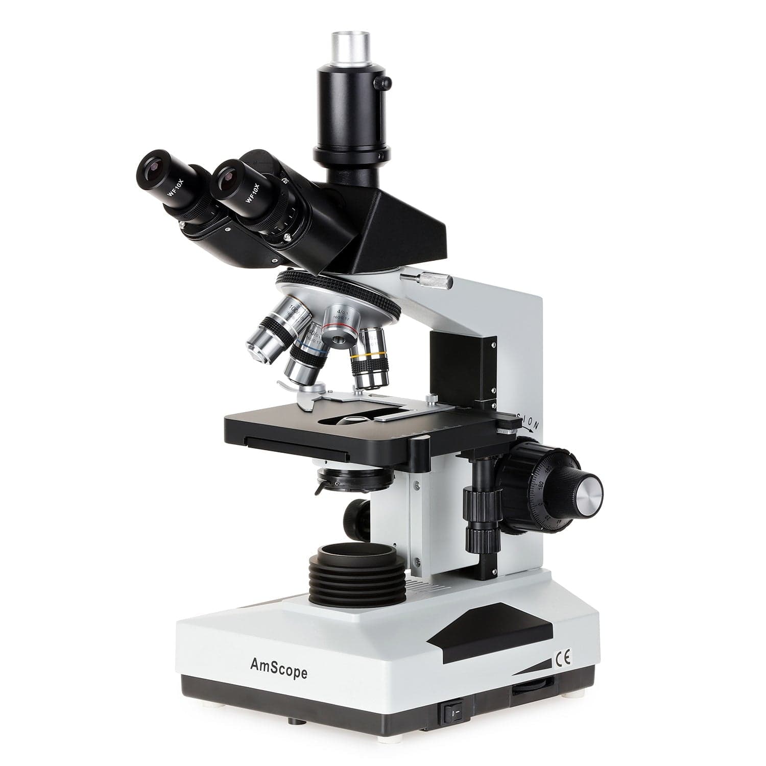 40X-2000X Trinocular Compound Microscope 220V Version – AmScope