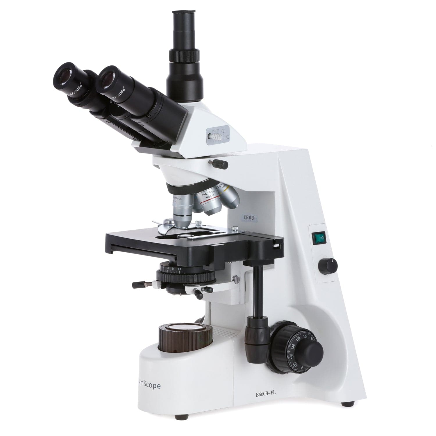 AmScope 50X-2500X Darkfield Polarizing Metallurgical Microscope + 18MP –  Microscope Central