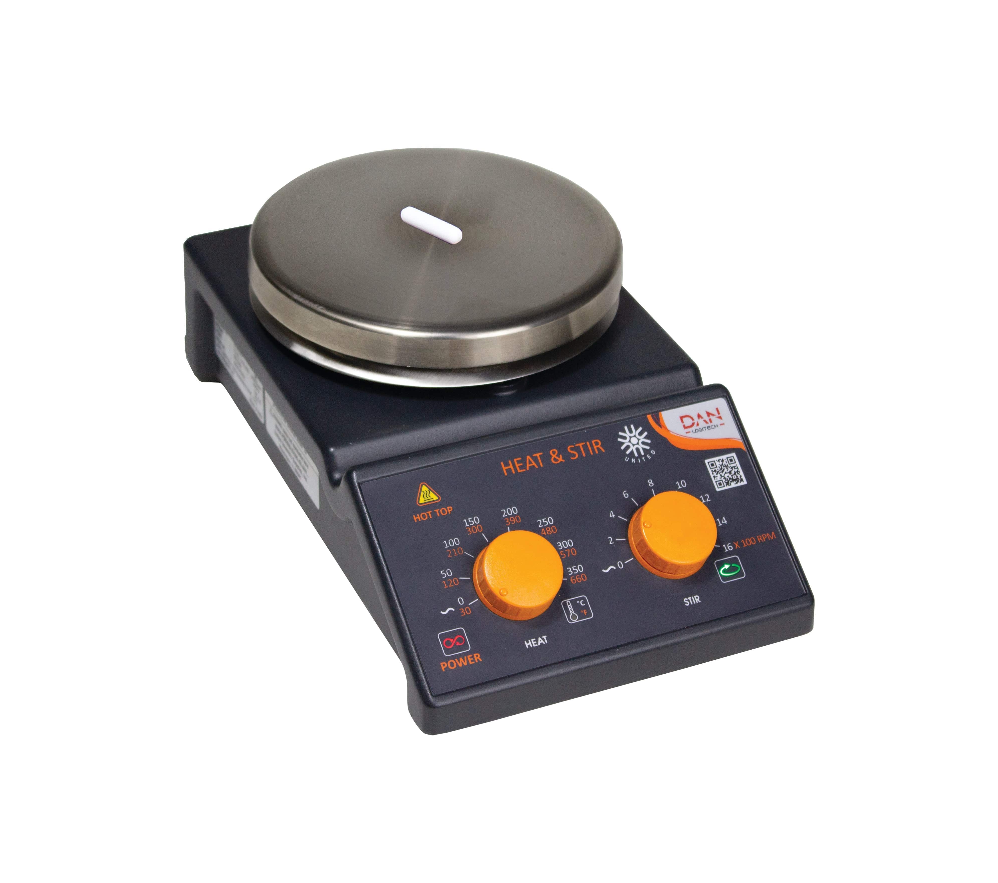 Laboratory Hot Plate Magnetic Stirrer, 1L, 0-1600 RPM