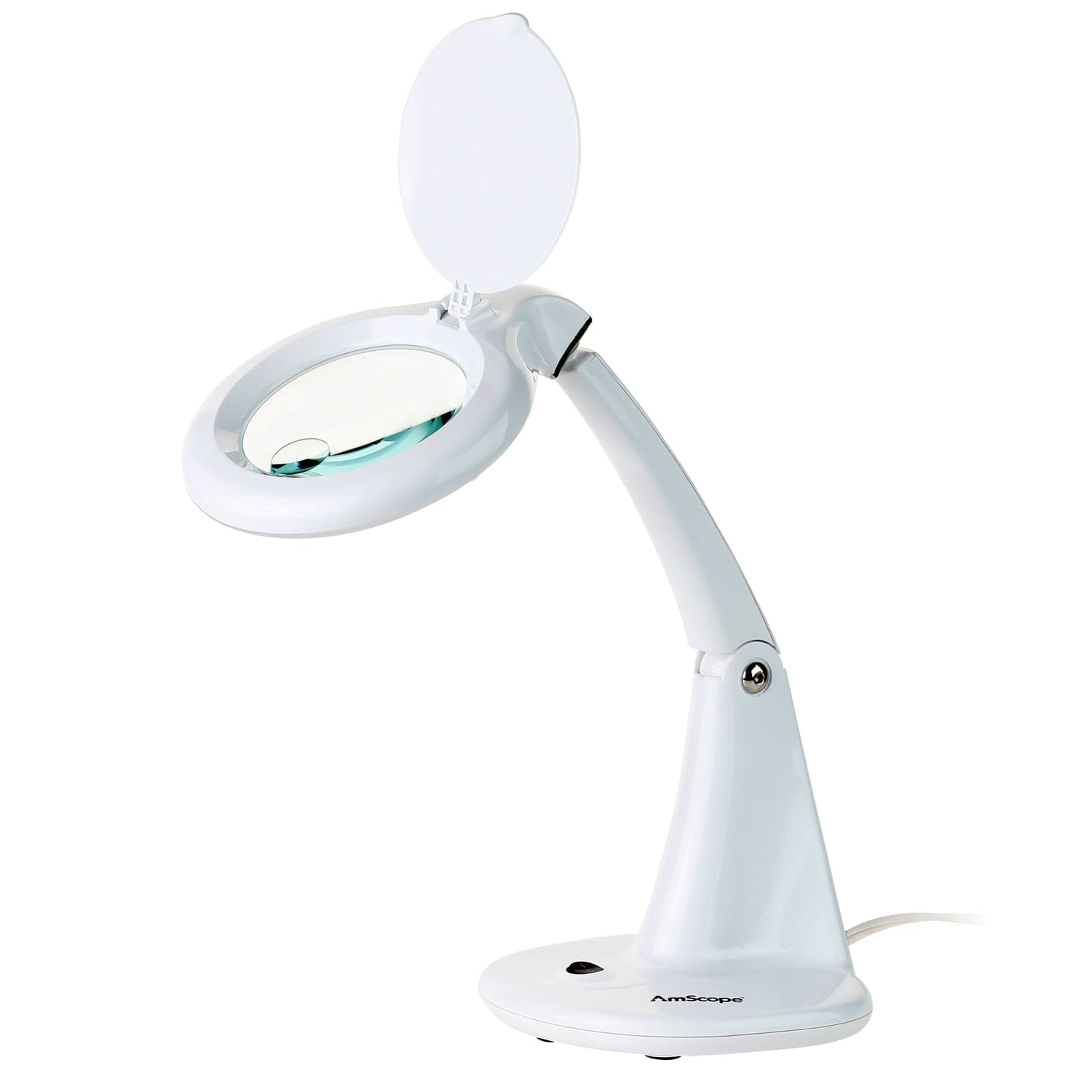 Miuline 5X LED Magnifying Lamp with Light and Clamp Battery Powered  Magnifying Glass with Adjustable Light Setting for Repairing,Artwork,  Embroidery,Reading, Work Sewing Hobbies 