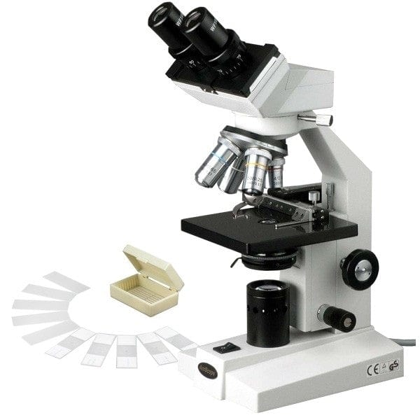 Microscópio Biológico Binocular 40-1000X - TNB-41B-PL - Teratec