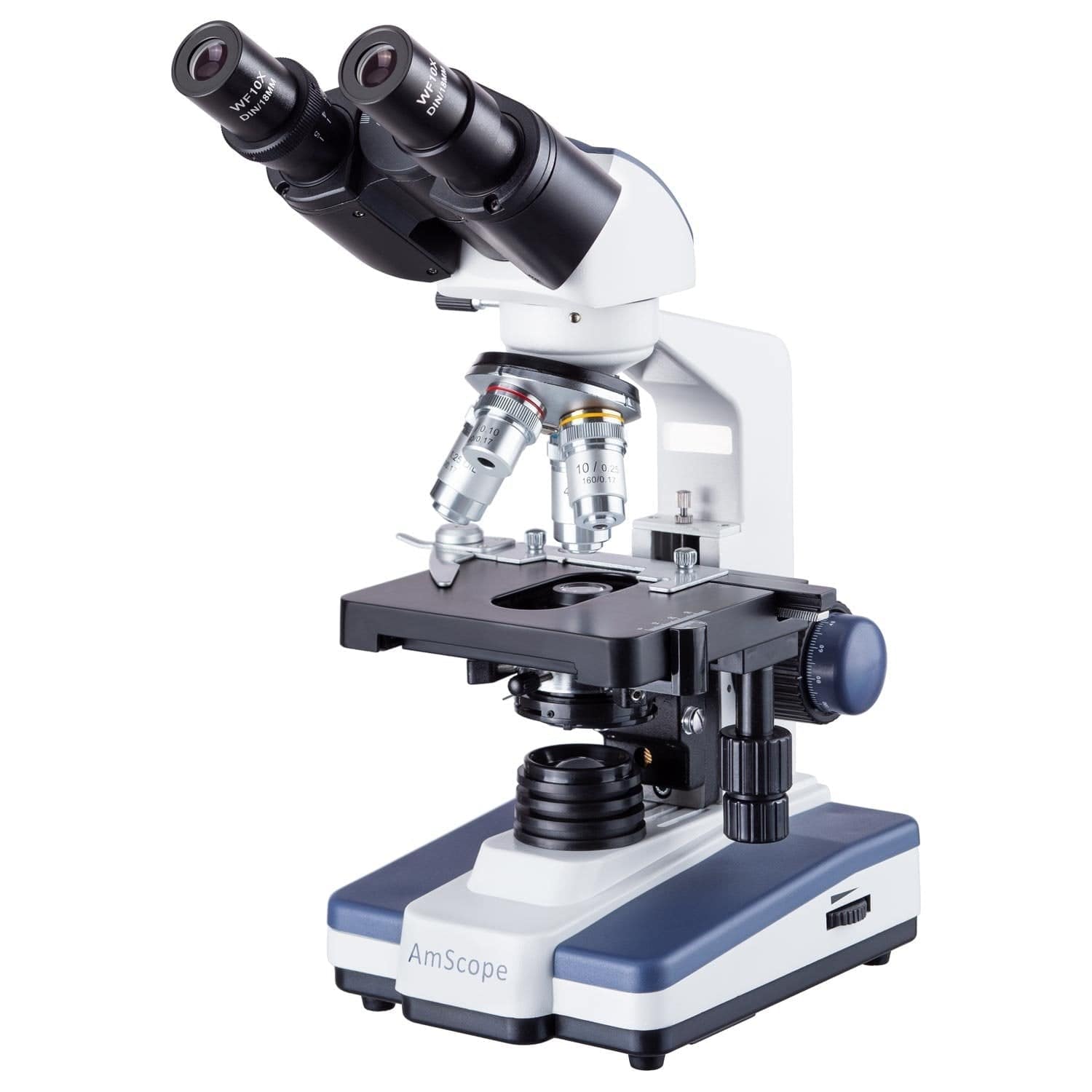 40X-1000X Biological Compound Laboratory Microscope, Binocular, Halogen  Light, Infinity Plan