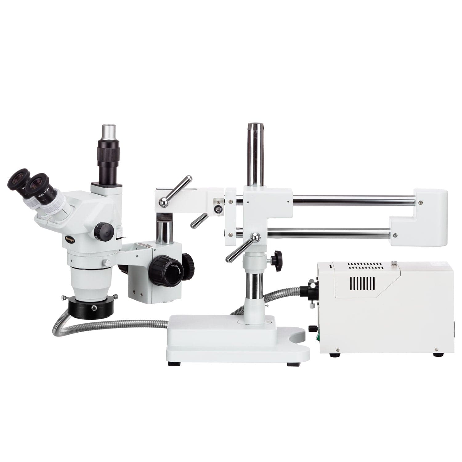 AmScope ZM-4 Series Premium Trinocular Stereo Microscope 2X-90X Magnif