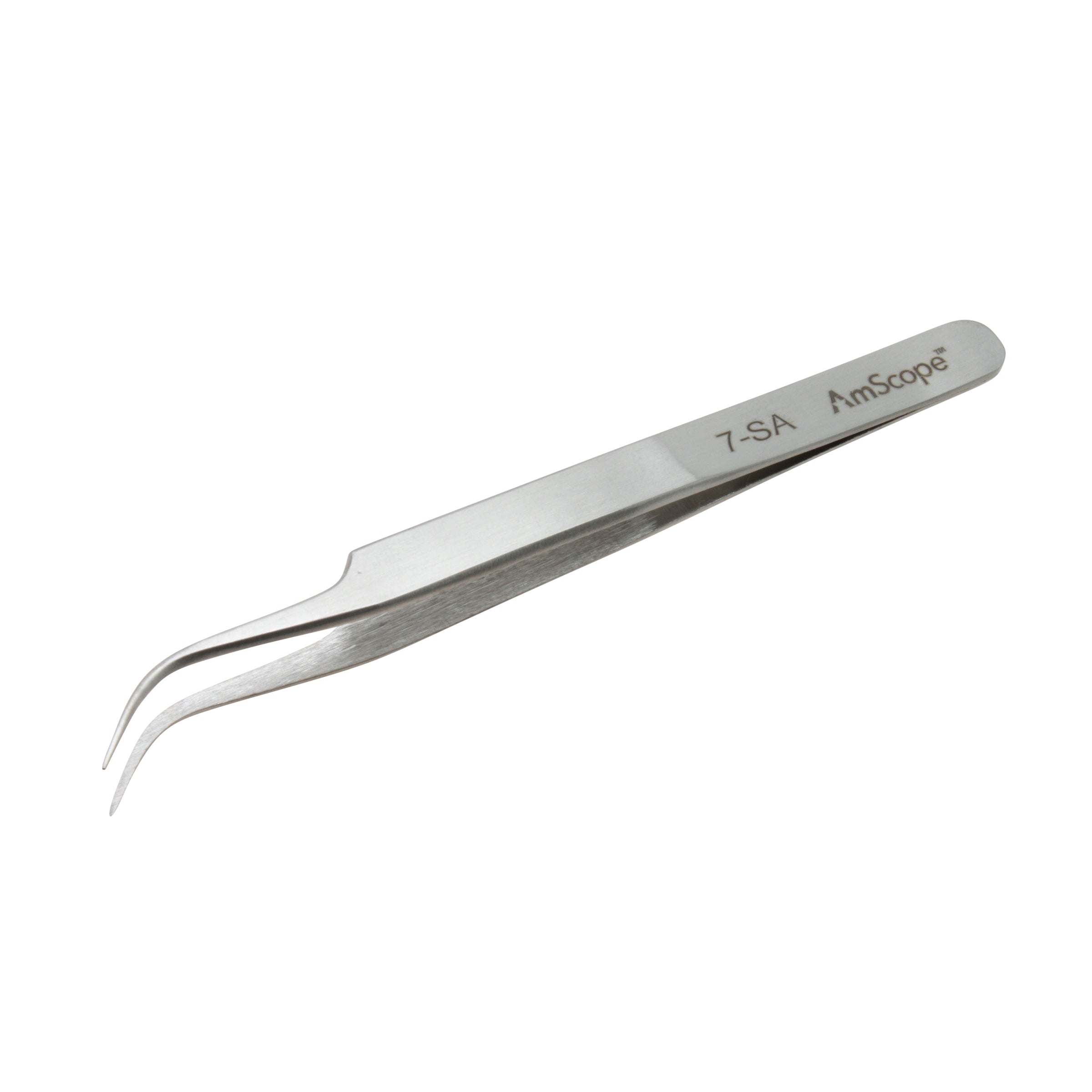 Plastic Tweezers 7 Fine, Curved Tips