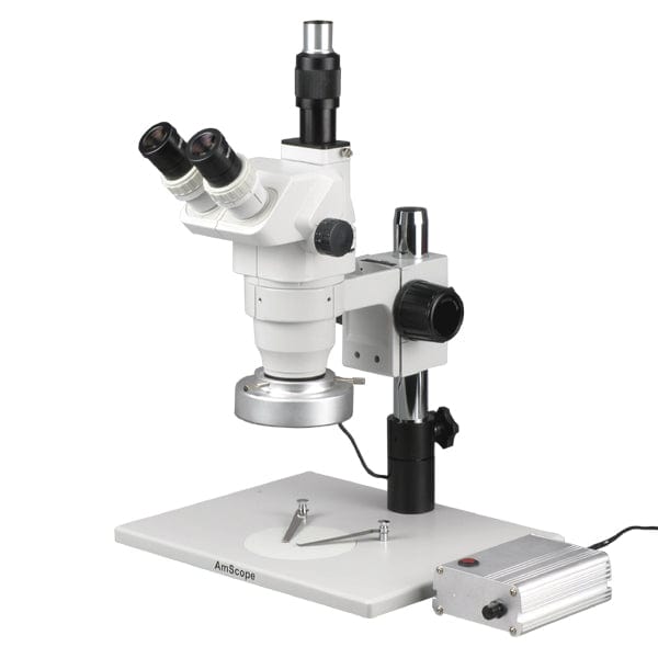 2X-45X Ultimate Widefield Zoom Stereo Microscope with 80-LED Ring Light