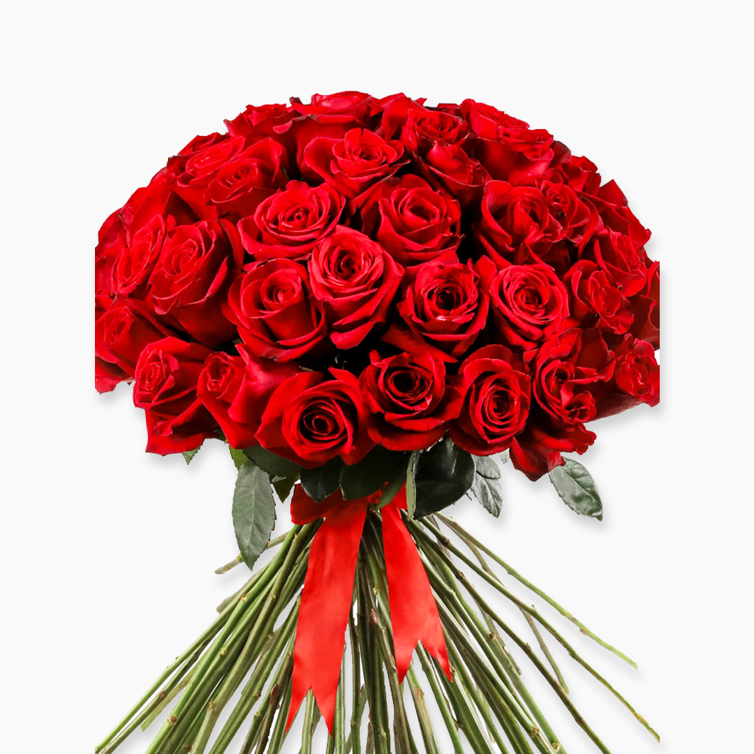 Forever Romance - 100 Red Roses Bouquet Online | Blooms Dubai