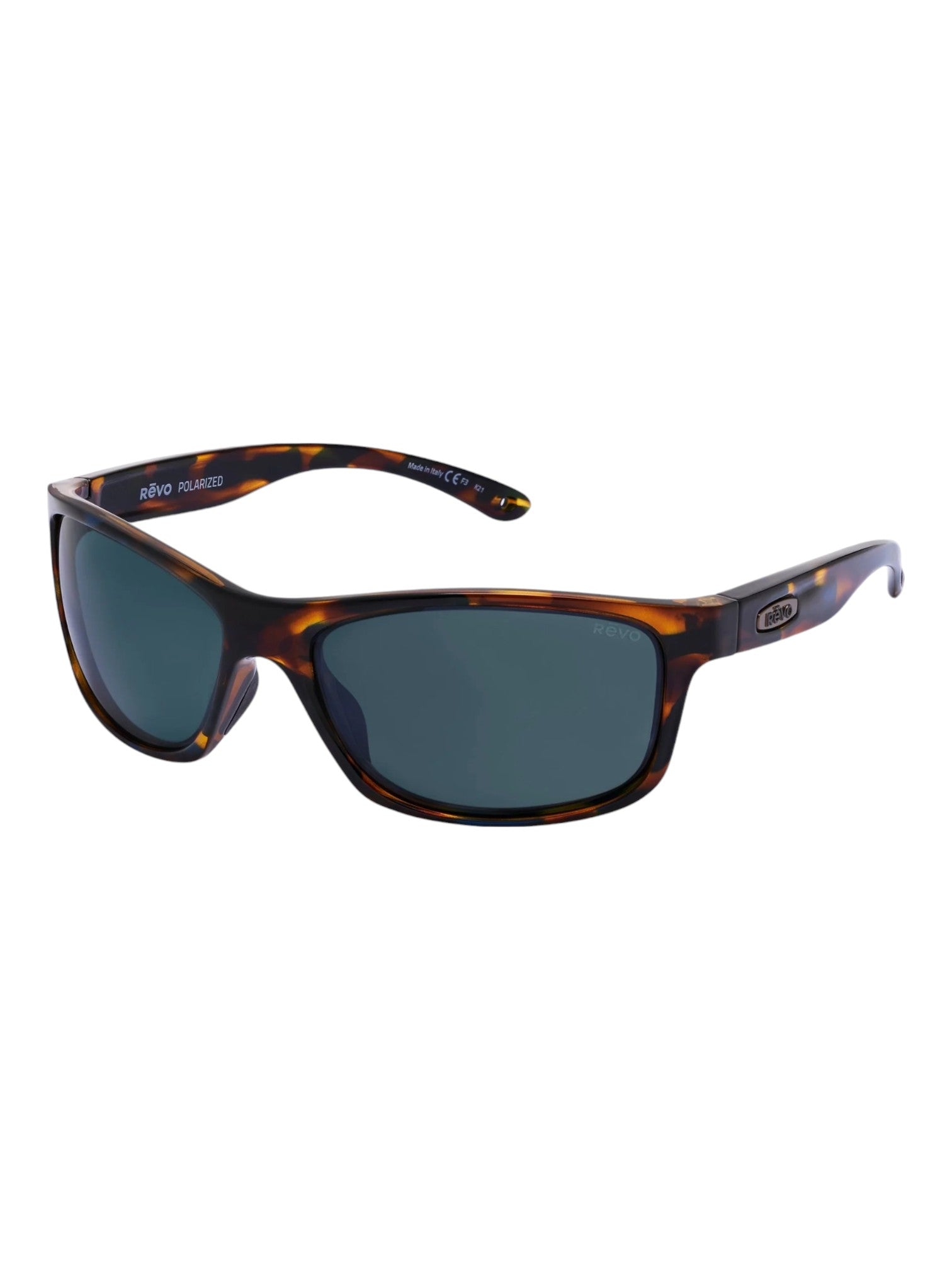 Revo Harness Polarized Tortoise Blue Frame with Smoky Green 61-16-135 MSRP $219