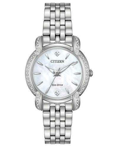 NEW Citizen Silhouette EV1030-57D Ladies 36mm Bracelet Watch MSRP