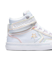 Load image into Gallery viewer, Converse Chuck Taylor All Star Kids&#39; Rainbow Stitch White Sneakers 3
