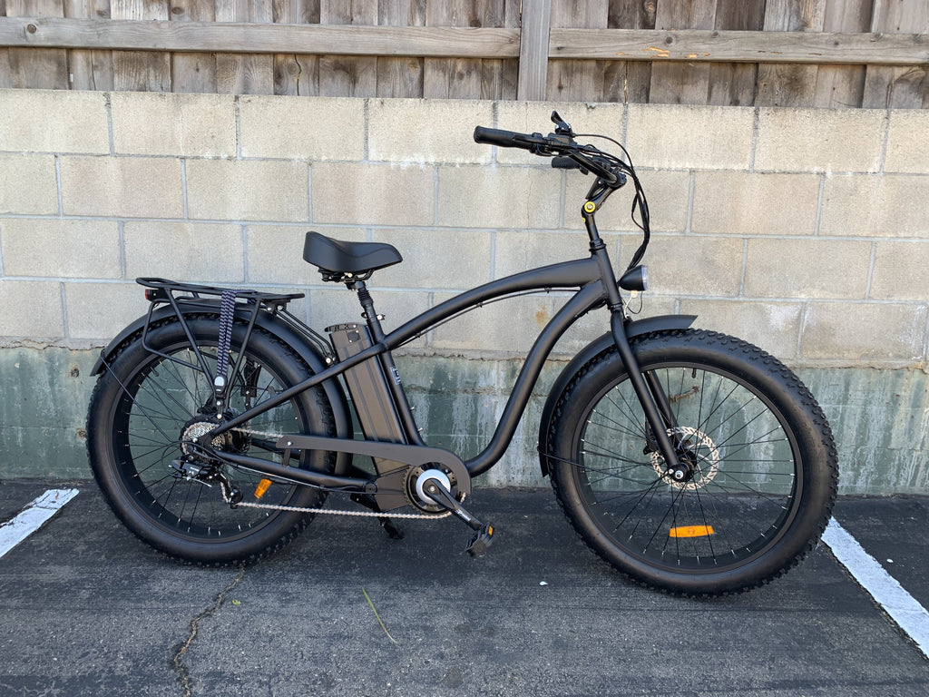 Fat Tire Step Thru 26x4 - 52v Beach Cruiser Electric Bike – Coastal Cruiser  Bikes